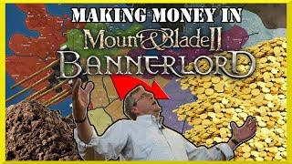 How To MAKE MONEY In Bannerlord Mount & Blade - Early & Mid Game - Guide & Tips! -Quests Farm & More