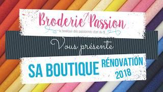 Réaménagement de la boutique Broderie Passion - 2018