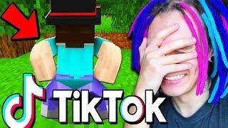 ПЕРВЫЙ РАЗ СМОТРЮ TIK TOK ПРИКОЛЫ ПО МАЙНКРАФТУ!