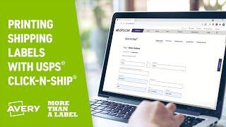 How to Print USPS Shipping Labels with Avery Products