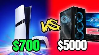 PS5 PRO VS $5000 GAMING PC & NEW PS5 PRO GAMES CONFIRMED