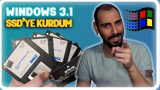 Modern PC'ye 32 Yıllık Windows 3.1 Yükleyip Oyun Açarsak Ne olur?