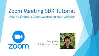 Zoom Meeting SDK Tutorial