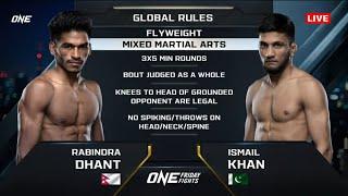 RABINDRA DHANT  VS ISMAIL KHAN MMA FIGHT
