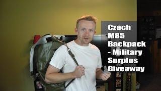 Czech M85 Backpack - Military Surplus Giveaway