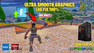 How to Fix Micro Stuttering/Freezing/Lag In Fortnite Chapter 5!  (Low-End PC/Laptop)