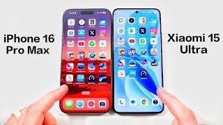 iPhone 16 Pro Max vs Xiaomi 15 Ultra Speed Test