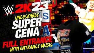 WWE 2K23 SUPER CENA ENTRANCE - #WWE2K23 JOHN CENA SUPER CENA SHOWCASE UNLOCKABLE ENTRANCE