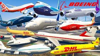 GTA V: Every Boeing Airplanes All Airports Best Amazing Longer Crash and Fail Compilation