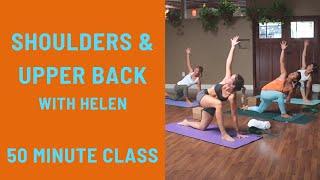 50 Minute Yoga Class - Shoulders & Upper Back Stretching & Strengthening