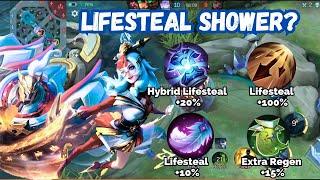 LIFESTEAL SHOWER , BUILD EDITH LIFESTEAL AND REGEN MAKES YOU UNDYING!