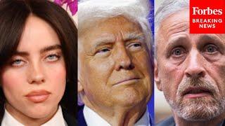 Jon Stewart, Billie Eilish Respond To Trump Defeating Kamala Harris In Presidential Election