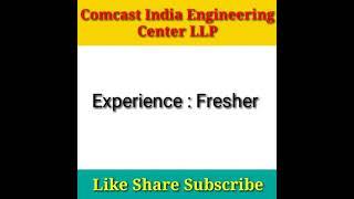 Comcast recruitment 2021 #shorts #techprogrammind