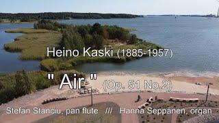 H. Kaski:  "Air"  /// Stefan Stanciu, pan flute ; Hanna Seppänen, organ