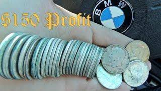 2 ROLLS OF SILVER HALVES!!! | JACKPOT COIN ROLL HUNT