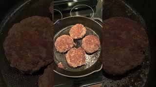 Tasty venison burgers.