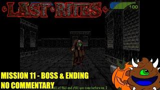 Last Rites (DOSBox) - Mission 11 Boss & Ending - Hard No Commentary