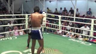 Muhsin Corbbrey scores a 3rd round KO for Tiger Muay Thai @ Bangla Boxing Stadium