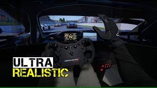 HYPER REALISTIC ASSETTO CORSA COMPETIZIONE - GT3 RACE AT SPA - TRIPLE MONITOR SETUP (DJI 4K)