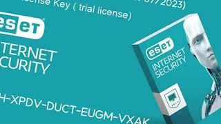 ESET NOD32 ANTIVIRUS Free Trial License activation key for 30 days | July 06, 2023