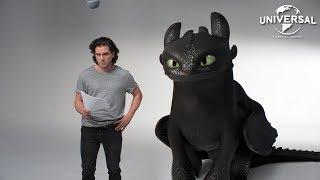 HOW TO TRAIN YOUR DRAGON: THE HIDDEN WORLD | Kit Harington Auditions with Toothless