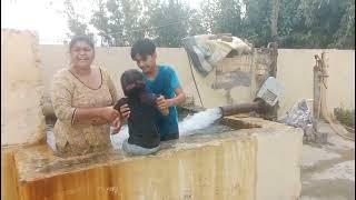 Pehli vaar kddi taar te bambi ch kita chilll pind di ronak #derapunjab