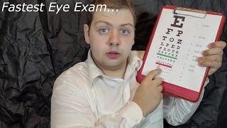 Fastest Eye Exam | ASMR