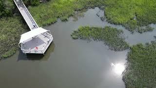 Aerial Video NC Aquarium Pine Knoll Shores