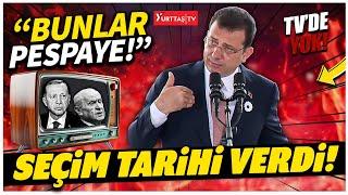 Ekrem İmamoğlu Seçim İçin Tarih Verdi! Adeta 'Yürek Yemiş' Dedirten Konuşma!