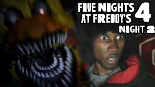 Wolfie Plays: FIVE NIGHTS AT FREDDY'S 4 | Night 2 More Jumpscares!