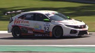 Honda Civic FK7 TCR in Action at Monza Circuit-FlyBys, Sound, Brakings & More