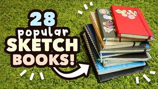 28 Popular Sketchbooks! // Sketchbook Masterlist (based on your comments!)