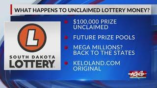 What happens to unclaimed lottery winnings in SD?