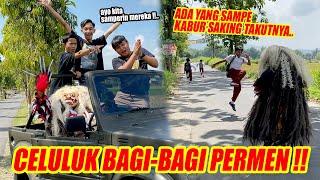 BOCIL AUTO KABUR !! Keliling kampung pake celuluk & bagi-bagi permen