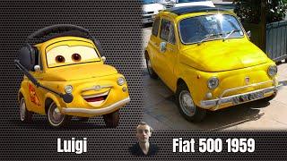 Italian characters from Cars in Real Life