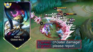 ALPHA TRUE DAMAGE CHEAT BUILD!! THE BEST ABNORMAL TRICK TO DOMINATE - MOBILE LEGENDS