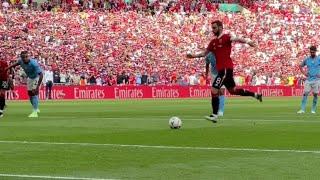 Bruno Fernandes penalty goal against Manchester City in the FA Cup final