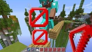 I secretly used creative mode in Minecraft Skywars...