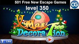 [Walkthrough] 501 Free New Escape Games level 350 - Xmas tree decoration - Complete Game