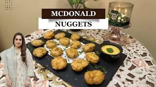 Homemade Mcdonalds Nuggets Recipe| Crispy Nuggets Recipe By Chef Sumera #food #mcdonalds #nuggets