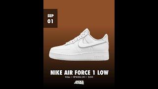 A Ma Maniére x Nike Air Force 1 Low White White - September 1, 2025