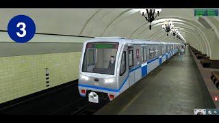 Арбатско-Покровская линия ММ в Trainz 12 (1 путь)