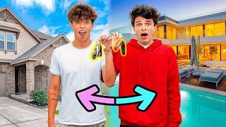 I SWITCHED HOUSES WITH BRENT!!