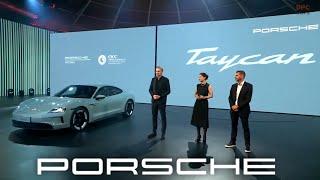 New 2025 Porsche Taycan Presentation at Auto China