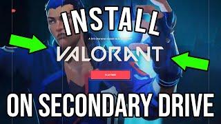 How To Install Valorant On Secondary Hard Drive