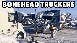 Peterbilt vs White Volvo Mafia | Bonehead Truckers