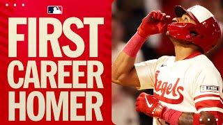 Christian Moore's first MLB home run! (Full game highlights including DAZZLING defense!)