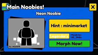 How to get NEON Noobie in FIND THE NOOBIES MORPHS Roblox