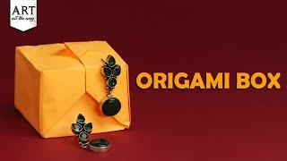 DIY Origami Box | Simple Paper Box Making | No Glue Craft @VENTUNOART