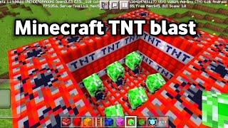 Minecraft TNT blast the funny  moment // gamers king